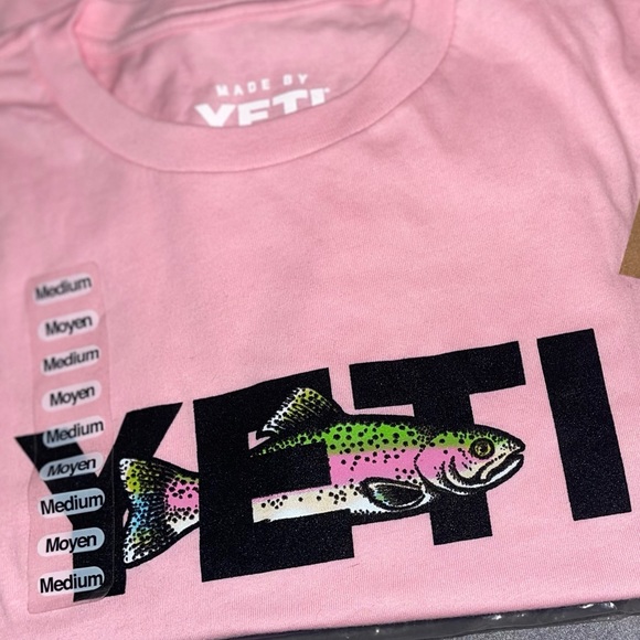 Yeti kids T-Shirt rainbow Trout - Picture 2 of 3